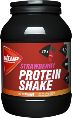 Wcup Protein Shake whey Aardbei