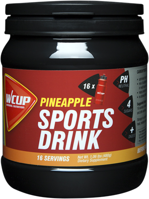 Wcup Sportsdrink Pineapple 480 gram