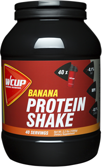 Wcup Protein Shake whey Banaan